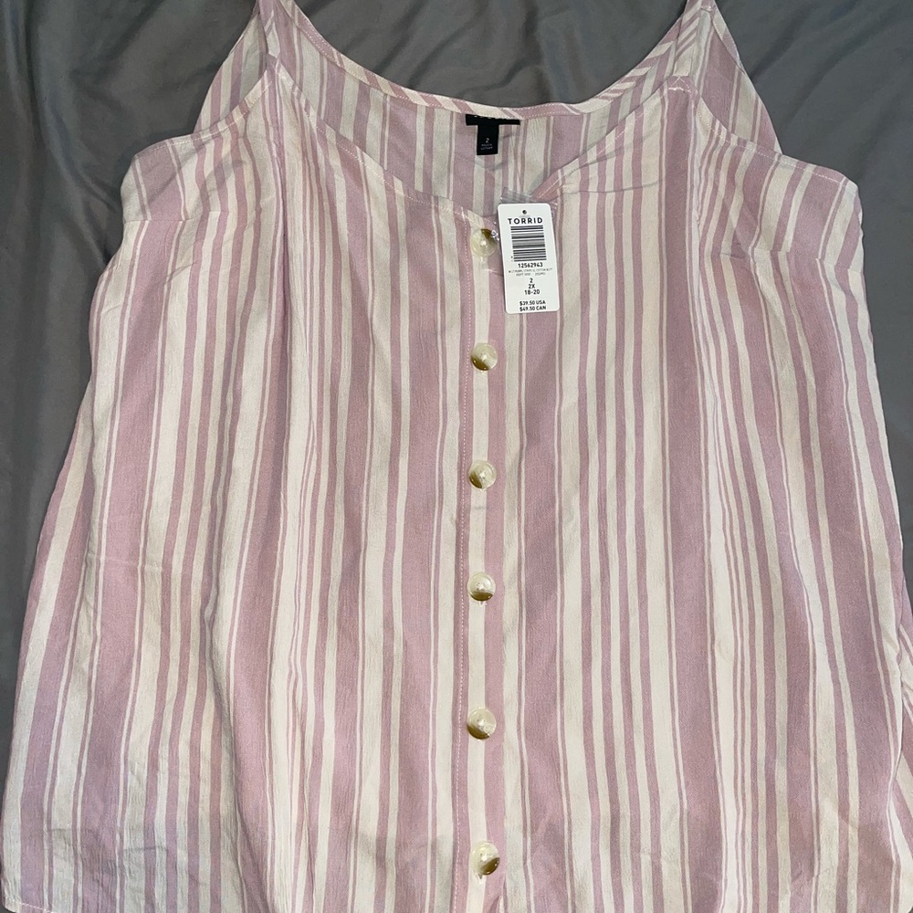 COPY - Torrid striped tank New
